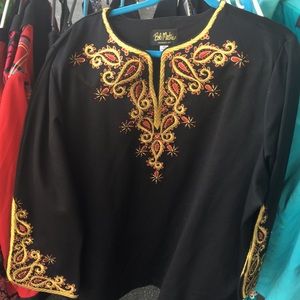 Bob mackie black  top